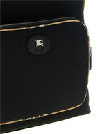 Black Polyester Backpack
