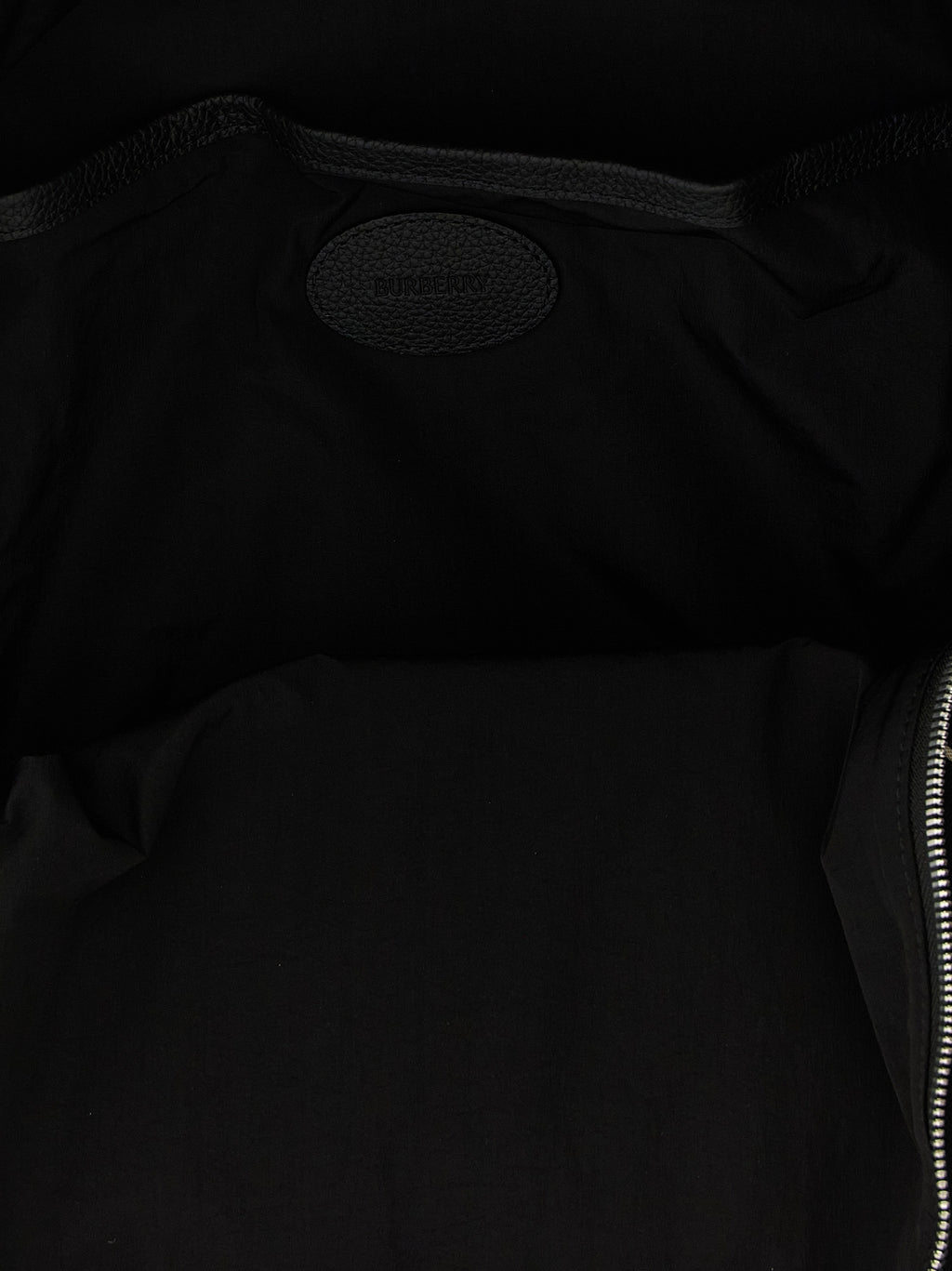 Black Polyester Backpack