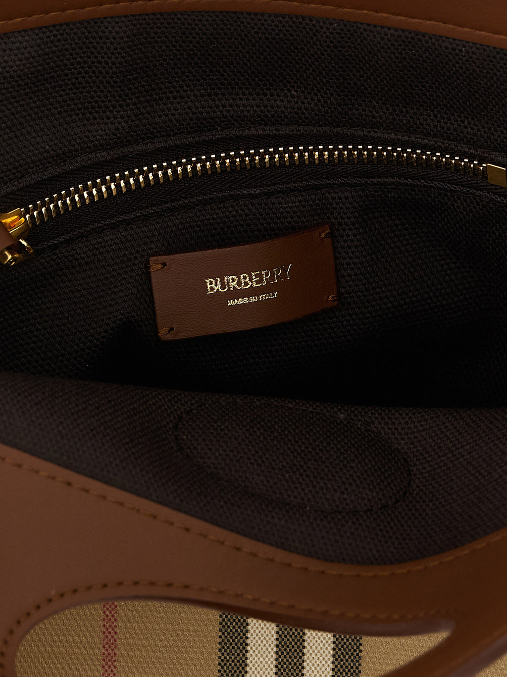 Beige Cotton Handbag