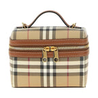Beige Polyethylene Crossbody Bag