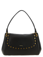 Black Lamb Leather Shoulder Bag