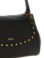 Black Lamb Leather Shoulder Bag