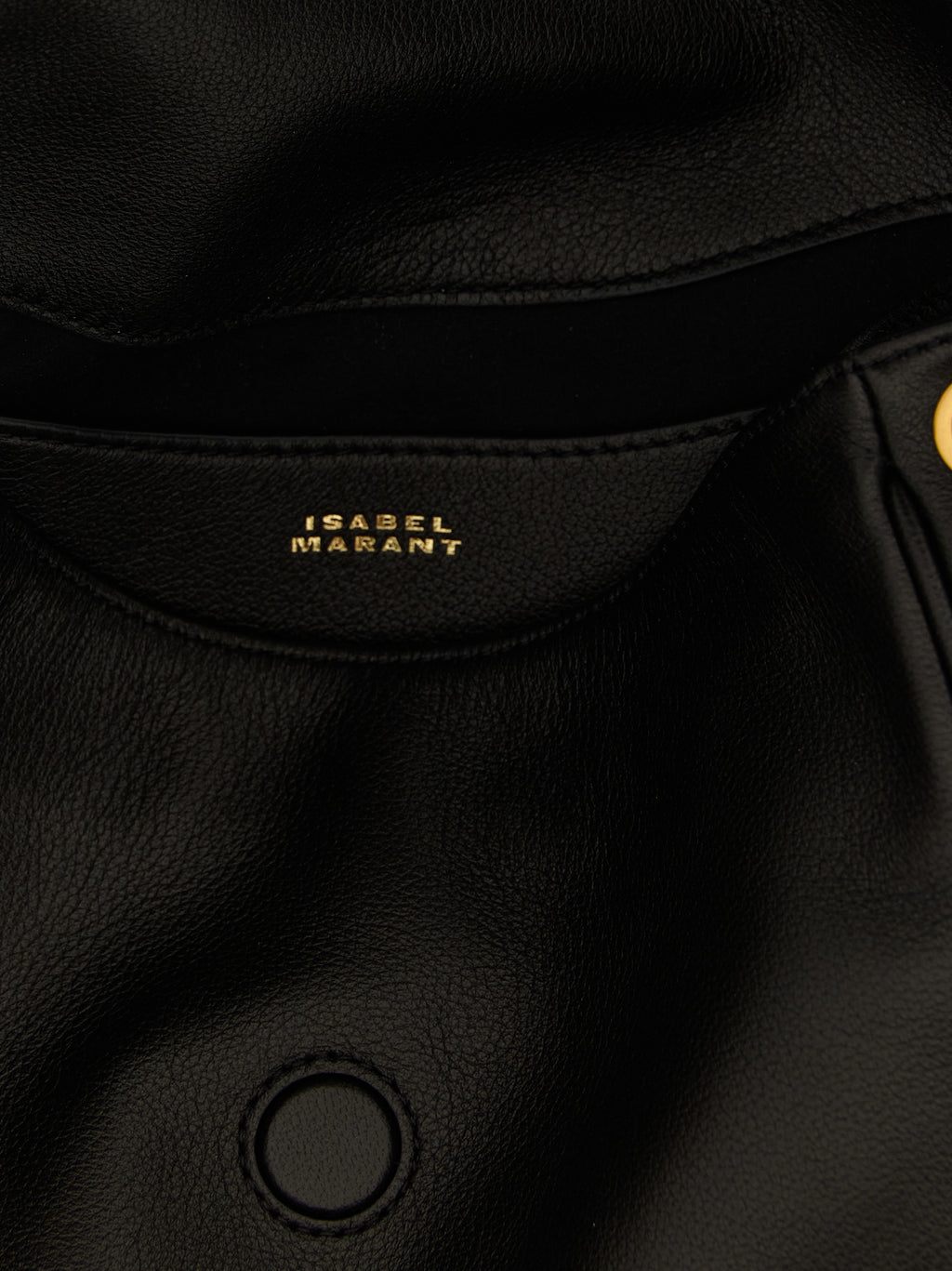 Black Lamb Leather Shoulder Bag