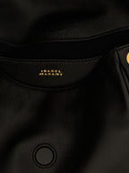 Black Lamb Leather Shoulder Bag