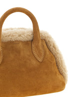 Beige Cowhide Crossbody Bag