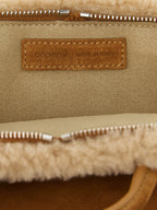 Beige Cowhide Crossbody Bag