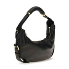Black Calf Leather Bos Taurus Handbag