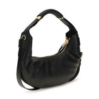Black Calf Leather Bos Taurus Handbag