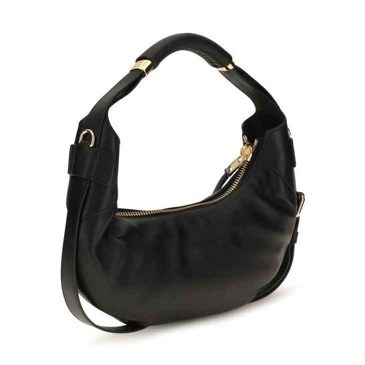 Black Calf Leather Bos Taurus Handbag