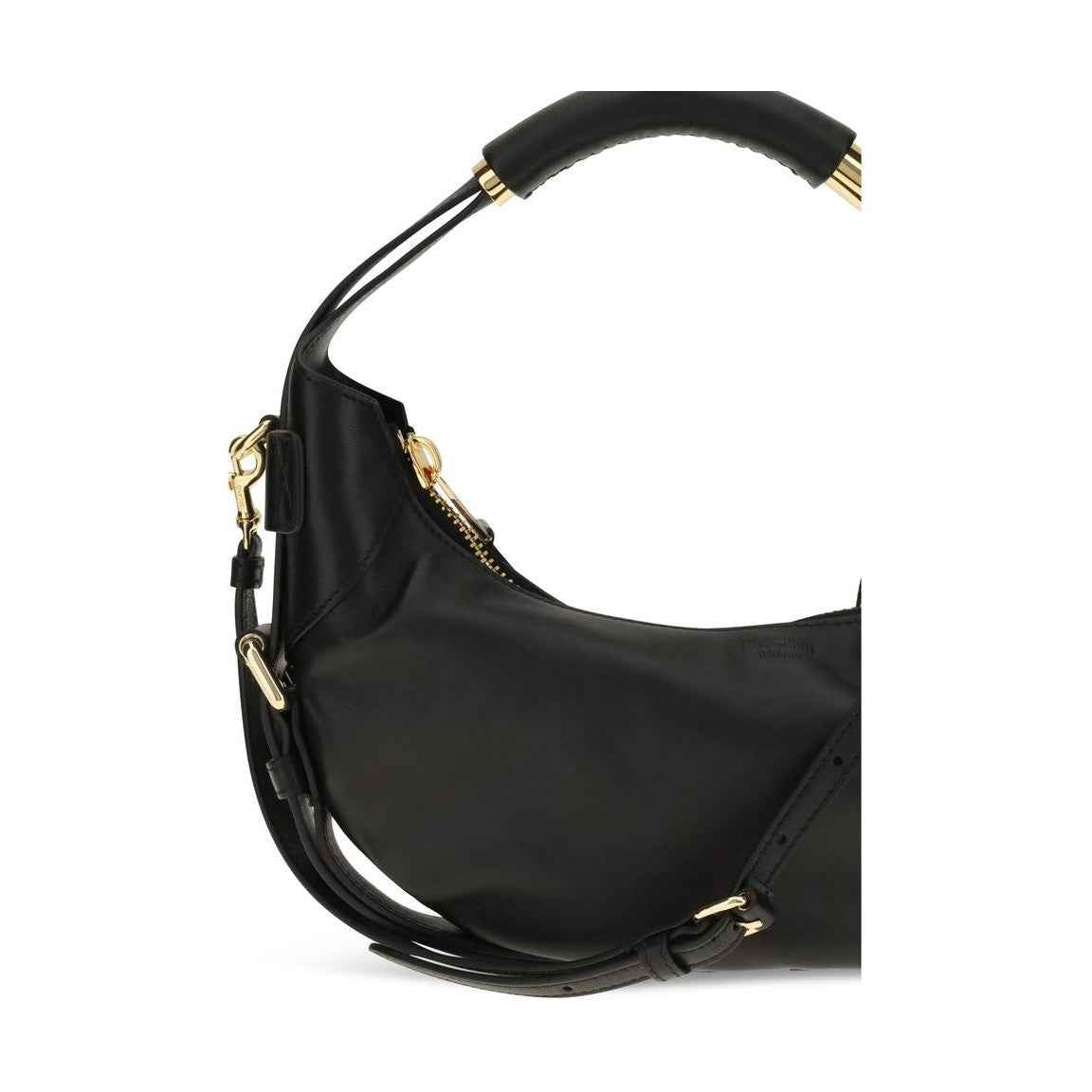 Black Calf Leather Bos Taurus Handbag