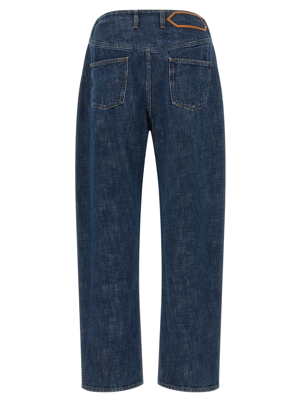 Blue Organic Cotton Relaxed Fit Jeans