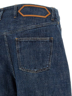 Blue Organic Cotton Relaxed Fit Jeans