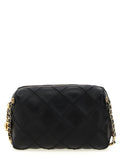 Black Lamb Leather Crossbody Bag