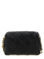 Black Lamb Leather Crossbody Bag