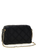 Black Lamb Leather Crossbody Bag