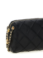 Black Lamb Leather Crossbody Bag