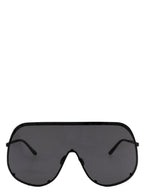 Black Stainless Steel Sunglasses
