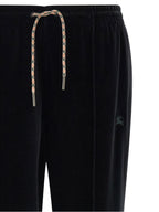 Black Cotton Joggers (Workout Pants)