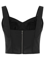 Black Polyamide Tank Tops