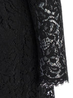 Black Cotton Short Dress