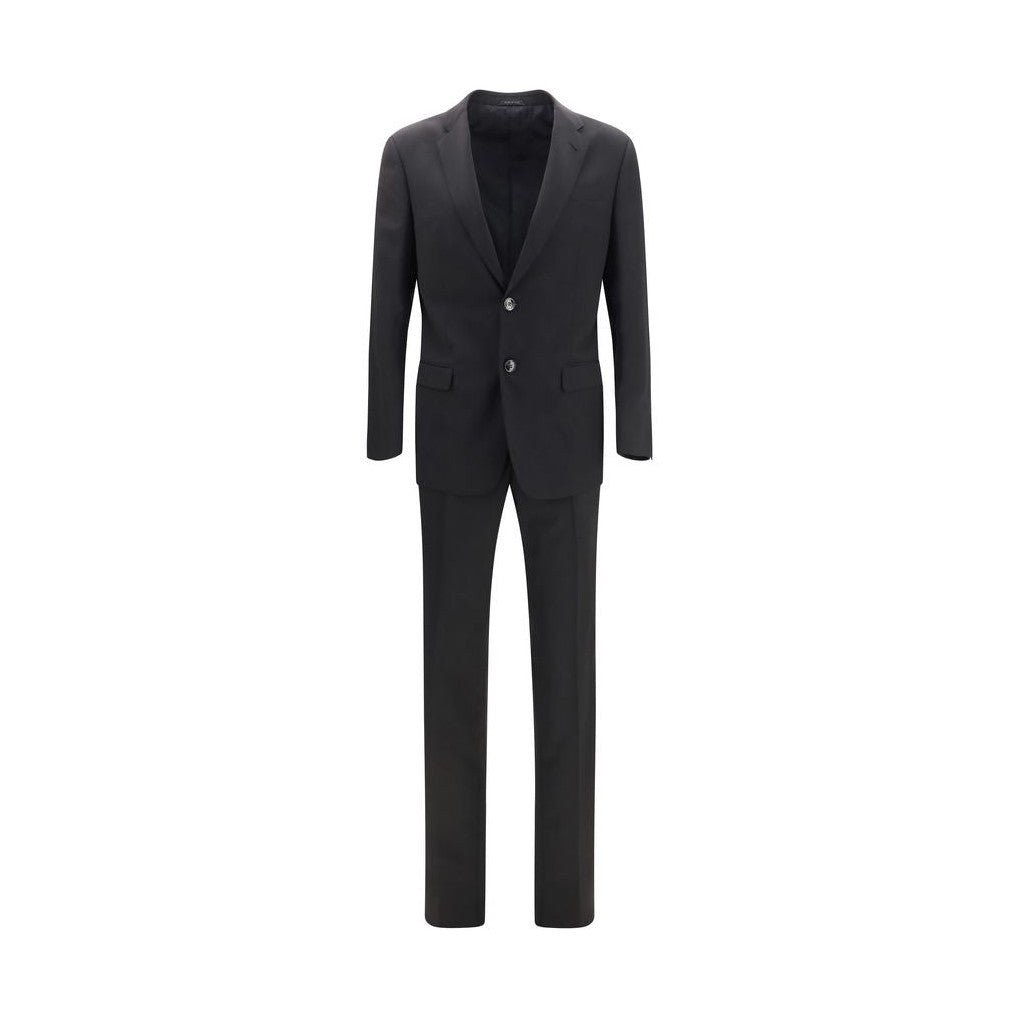 Black Wool Oves Aries Two-Piece Suit