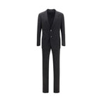Black Wool Oves Aries Two-Piece Suit