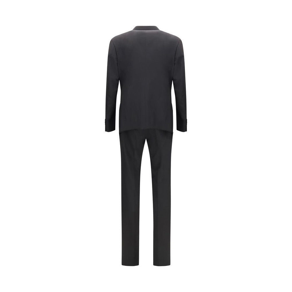 Black Wool Oves Aries Two-Piece Suit