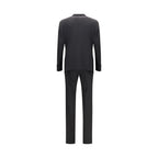 Black Wool Oves Aries Two-Piece Suit