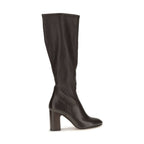 Black Calf Leather Bos Taurus High Heel Boots