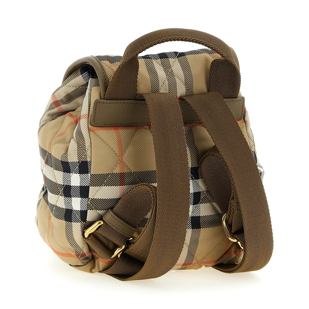 Beige Polyamide Backpack