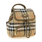 Beige Polyamide Backpack