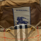 Beige Polyamide Backpack