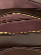 Brown Lamb Leather Handbag