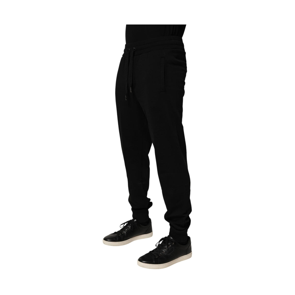 Black Cotton Jogger Men Sweatpants Pants