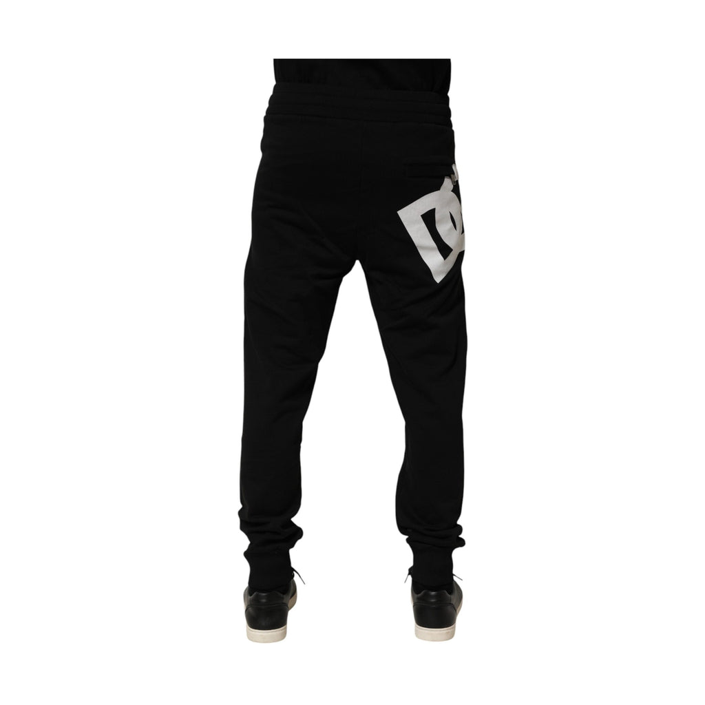 Black Cotton Jogger Men Sweatpants Pants