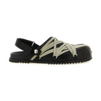 Black Ramie Mules