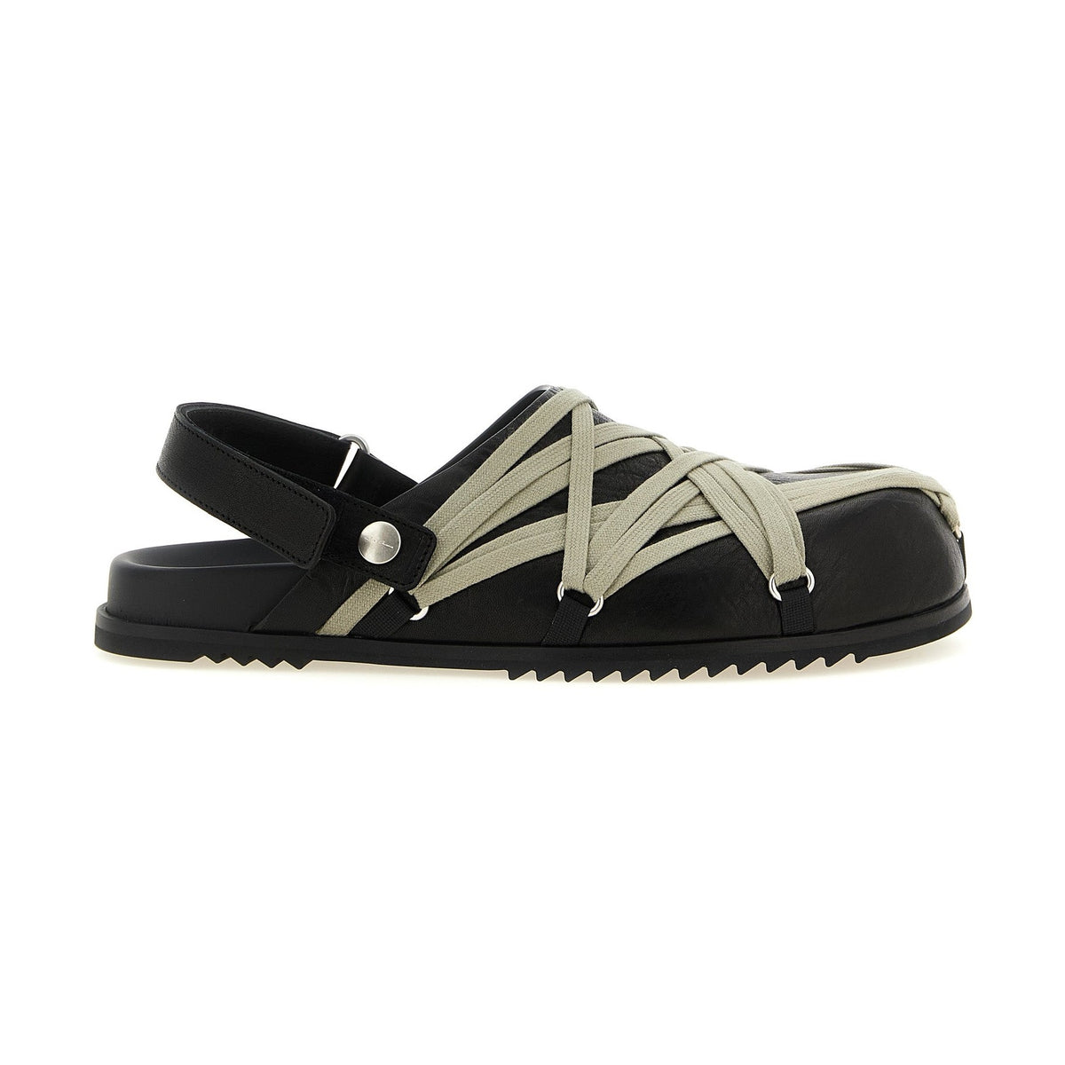 Black Ramie Mules