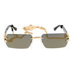 Gold Metal Sunglasses