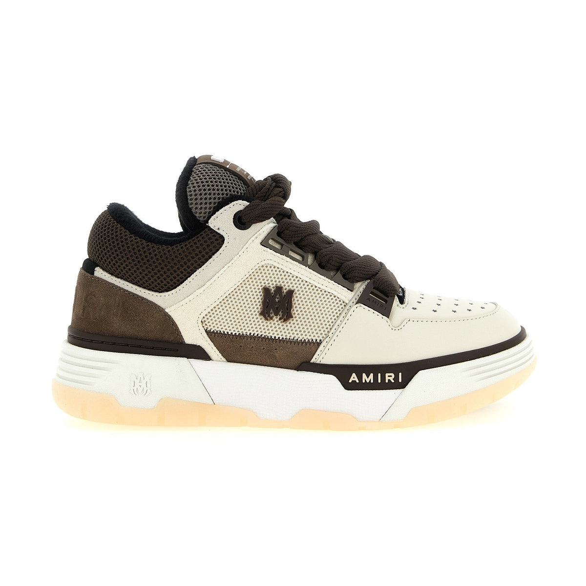 Brown Calfskin Chunky Sneakers