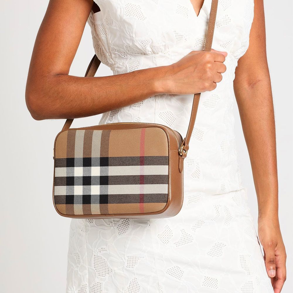Brown Leather Crossbody Bag