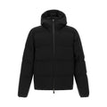 Black Polyamide Full-Length Jacket