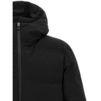 Black Polyamide Full-Length Jacket