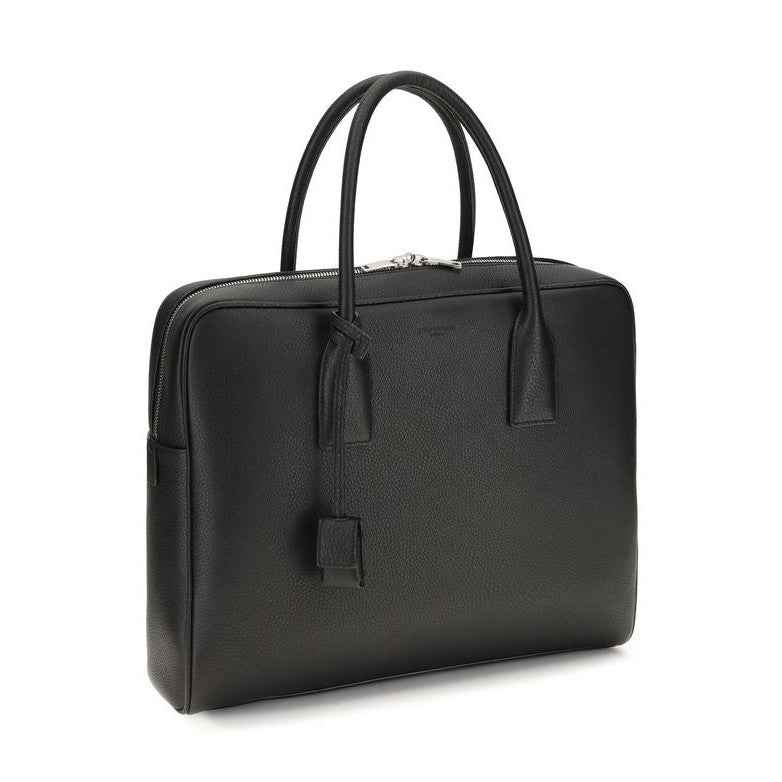 Black Calf Leather Bos Taurus Handbag