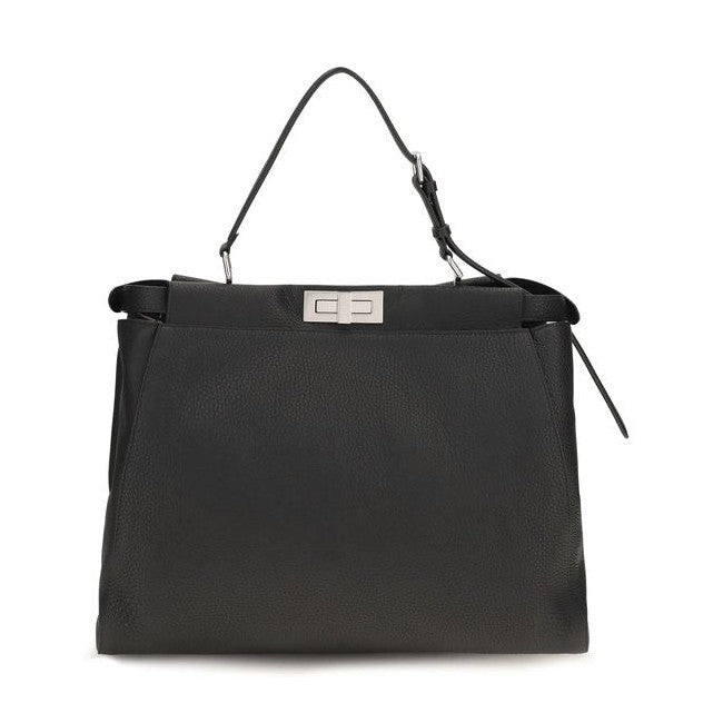 Black Calf Leather Bos Taurus Shoulder Bag