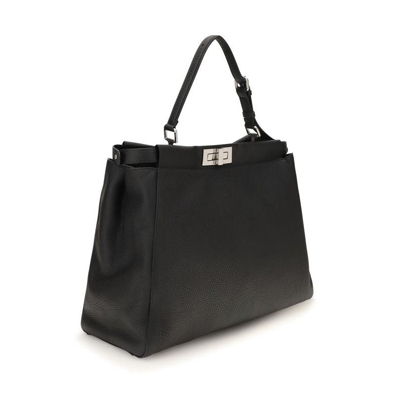 Black Calf Leather Bos Taurus Shoulder Bag