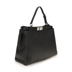 Black Calf Leather Bos Taurus Shoulder Bag