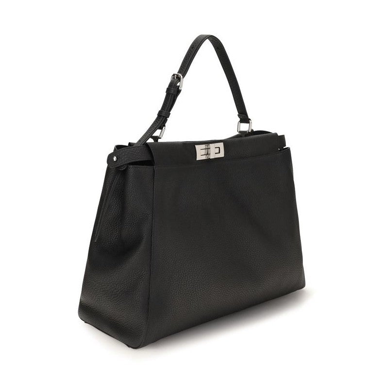 Black Calf Leather Bos Taurus Shoulder Bag