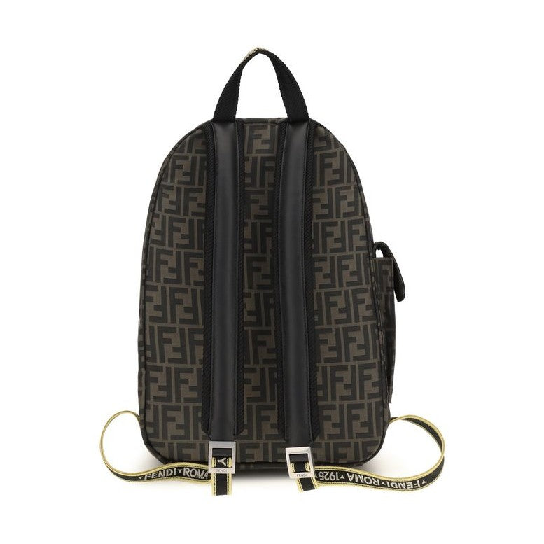 Brown Polyester Backpack