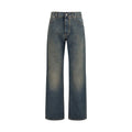 Blue Cotton Jeans Denim