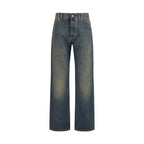 Blue Cotton Jeans Denim